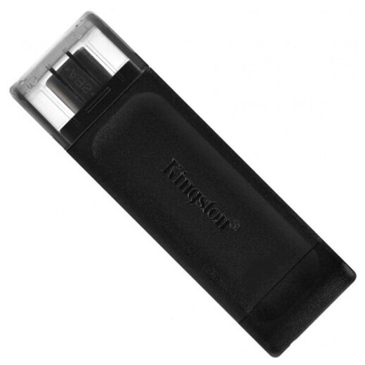 Флешка Kingston DataTraveler 70 DT70 Type-C 64 Гб usb 3.2 Flash Drive - черная