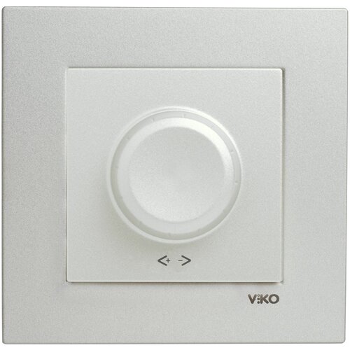 Диммер Viko для ламп белый 600W поворотный, 90960020