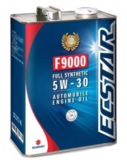 Моторное масло Suzuki Motor Oil 5W-30 синтетическое 4 л