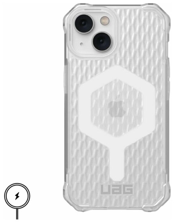 фото Защитный чехол с поддержкой MagSafe UAG Essential Armor для iPhone 14 Plus (Чёрный / Black)