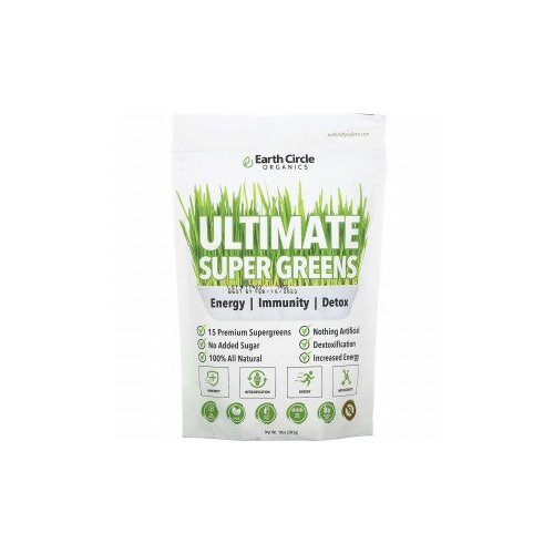 Earth Circle Organics, Ultimate Super Greens, 283 г (10 унций)