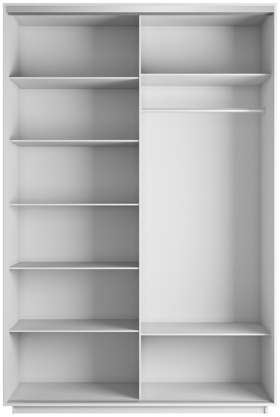 Шкаф-купе Элемент, 120х60х240, белый - фотография № 3