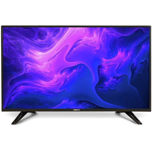 Телевизор VESTA UV43H1400 черный Smart 43 Android TV Google assistant Bluetooth Google Play Market тюнер DVB-TT2CS матрица IPS 2175500₽