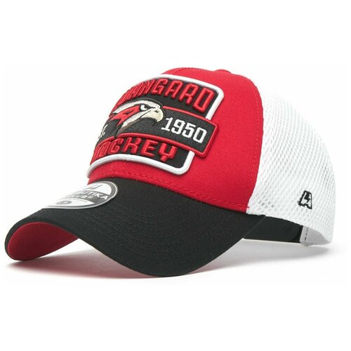 фото Бейсболка мужская с сеткой хк авангард atributika & club, кепка чёрная атрибутика и клуб летняя