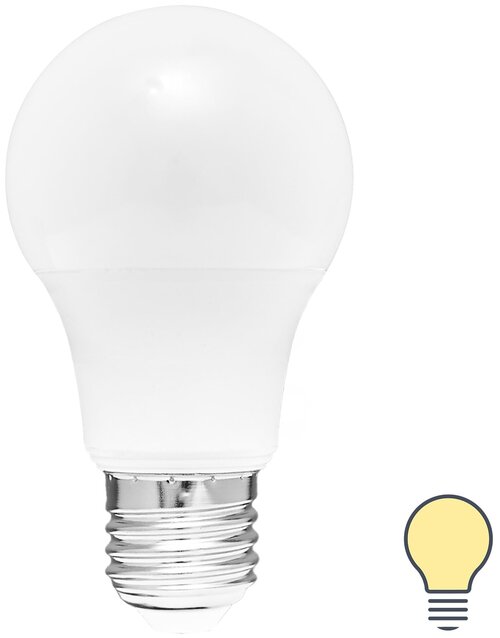Лампа светодиодная Volpe Norma E27 230 В 9 Вт груша матовая 720 лм, тёплый белый свет