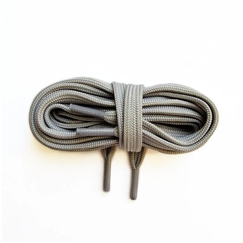 Шнурки LENKO серые плоские 100 см