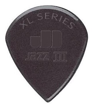 Набор медиаторов Dunlop 47RXLS Nylon Jazz III XL, черные, 1.38 мм, упаковка 24 шт.