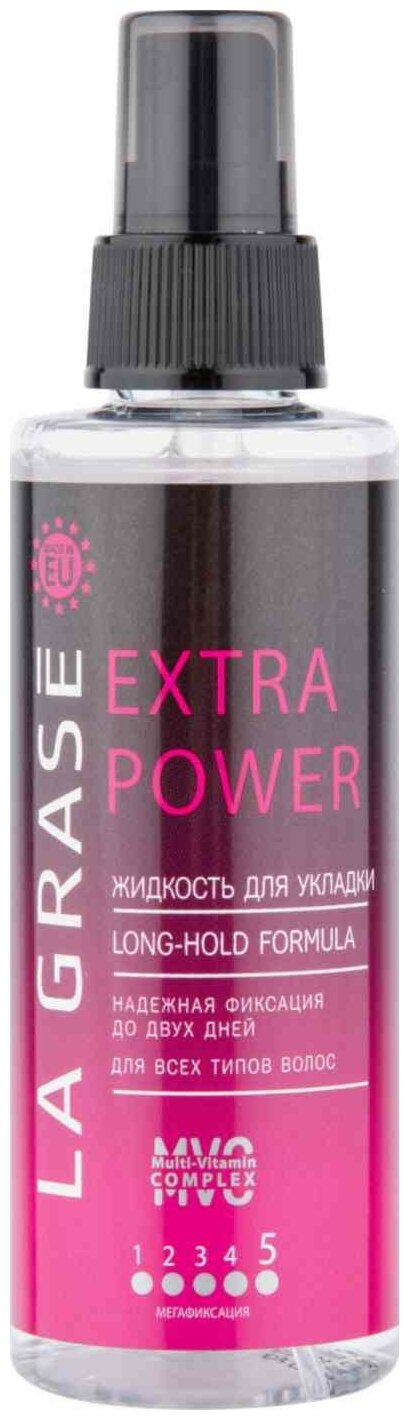 Жидкость для укладки волос La Grase Extra Power мегафиксация