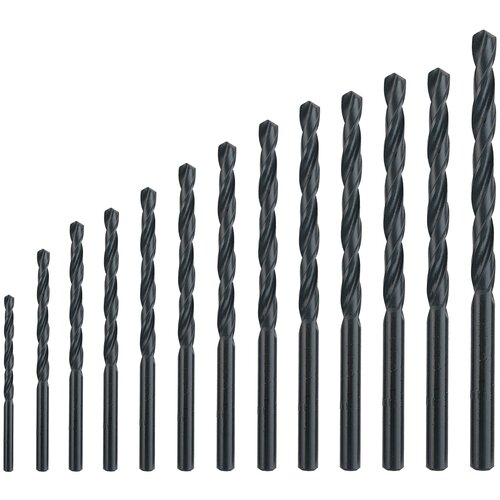Набор свёрл по металлу 13 шт., 1.5-6.5 мм