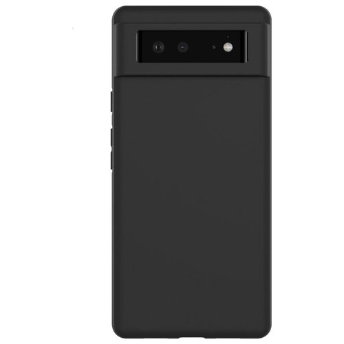 Силикон TPU Case матовый Google Pixel 6 черный