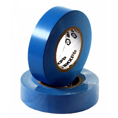 изолента 10m 15mm синяя вихрь Изолента вихрь (15mm*10m*0,15mm) синий