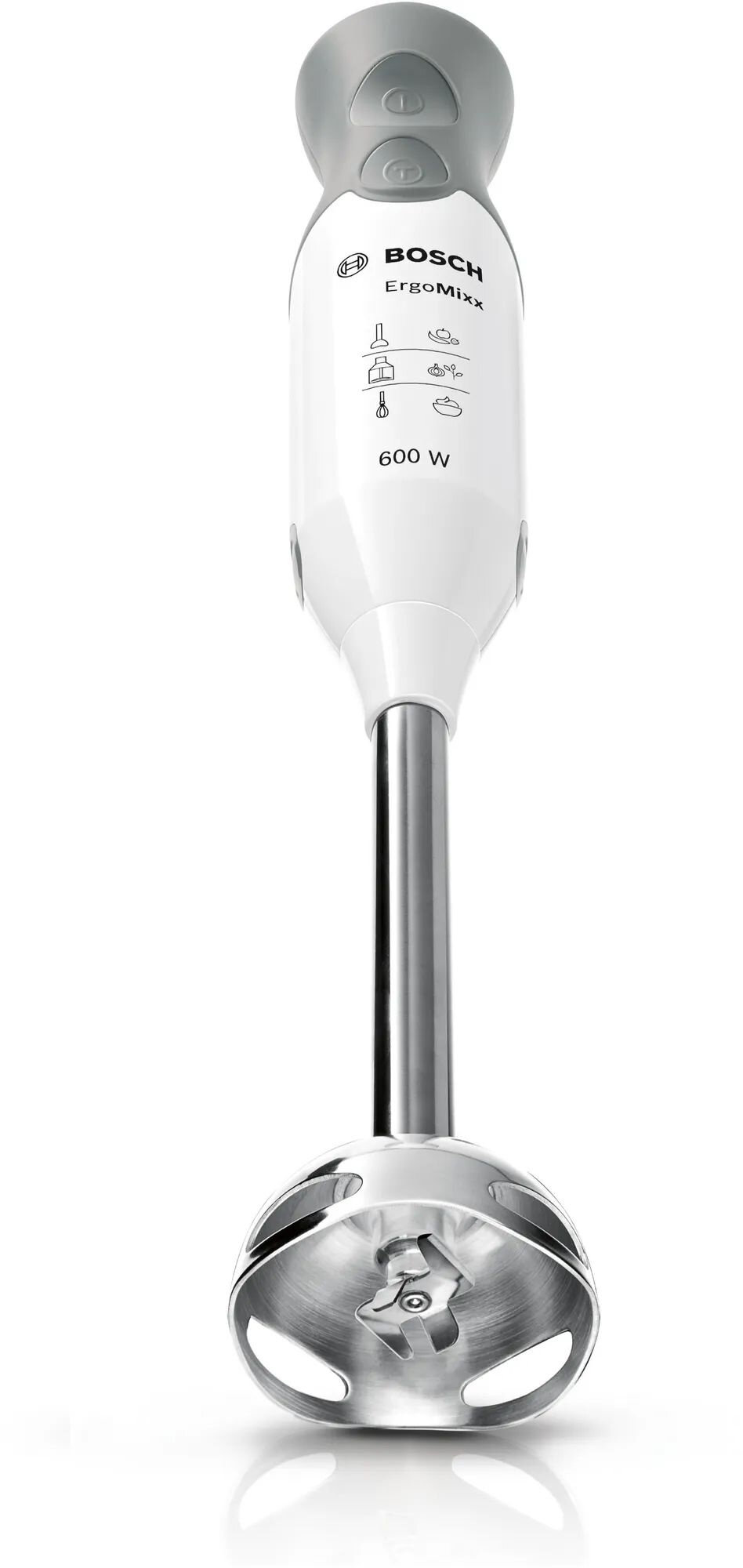 Блендер Bosch ErgoMixx MSM66155, мощность 600Вт, 12скоростей, белый
