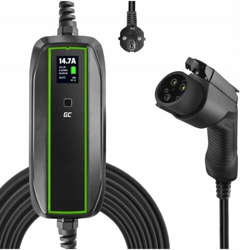 Мобильное зарядное устройство Green Cell GC EV PowerCable Type 2 3,6кВт