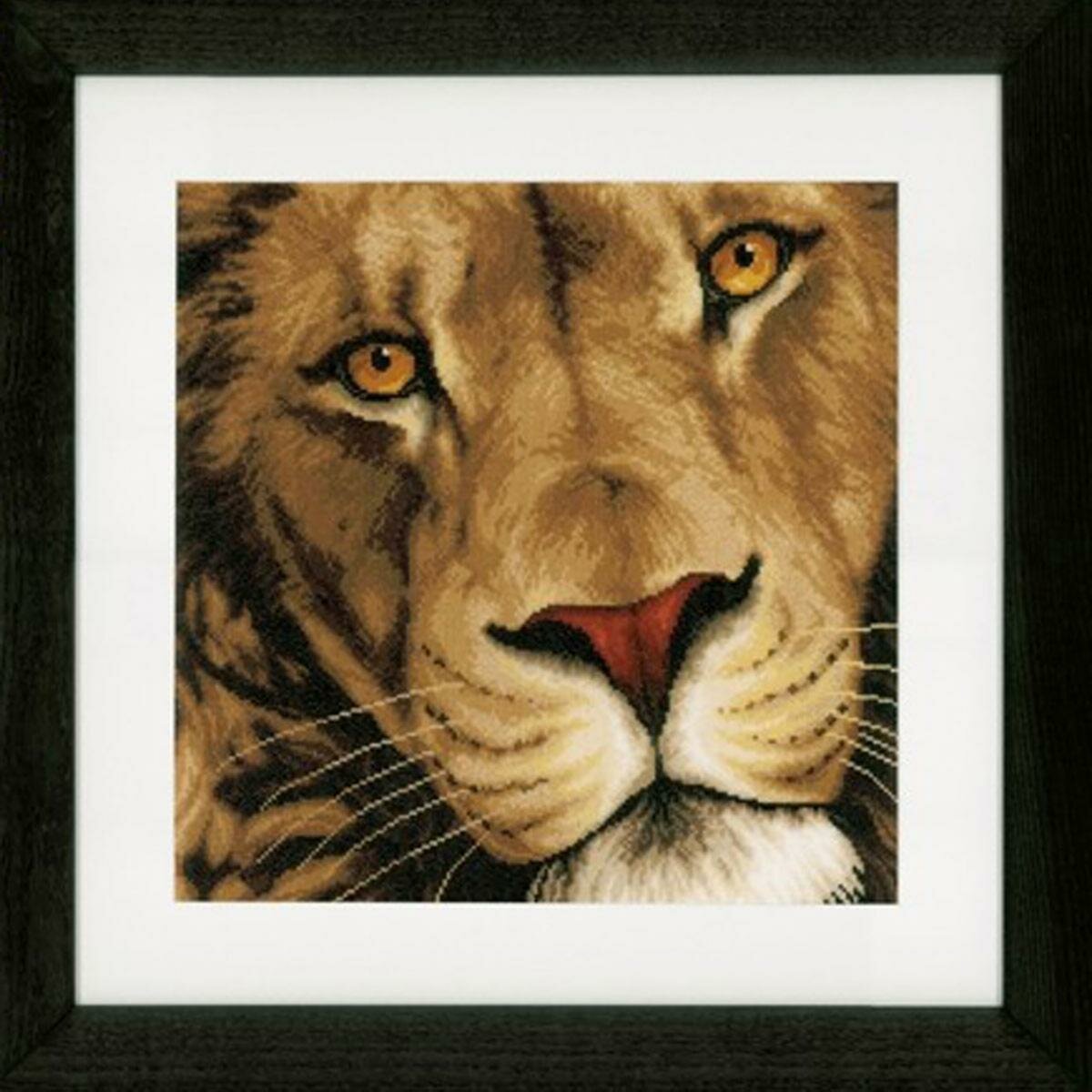 PN-0154979 Набор для вышивки крестом LanArte King of Animals "Царь зверей"