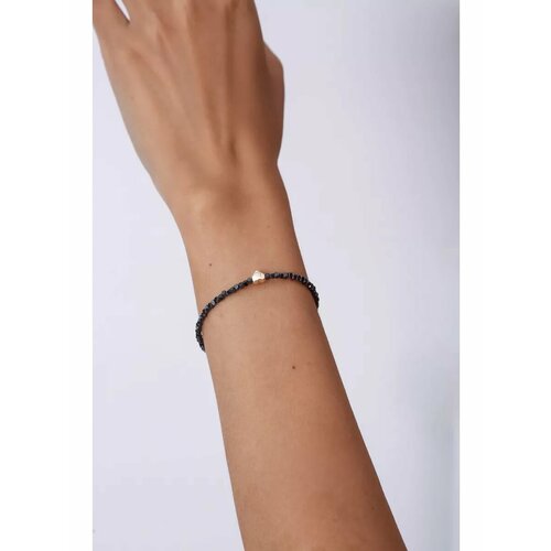 Браслет BLV Jewerly, размер 16.5 см, серый, золотистый