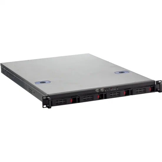 Корпус серверный 1U Exegate 19", высота 1U, глубина 660, БП 800W, 4xHotSwap, USB - фото №1