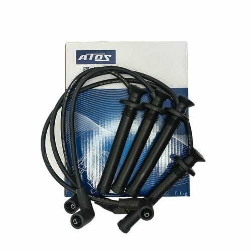 Провода высоковольтные Чери М11 Бонус Вортекс Естина Тинго (Chery M11 Bonus A13 Vortex Estina Tingo) 4шт ATOS