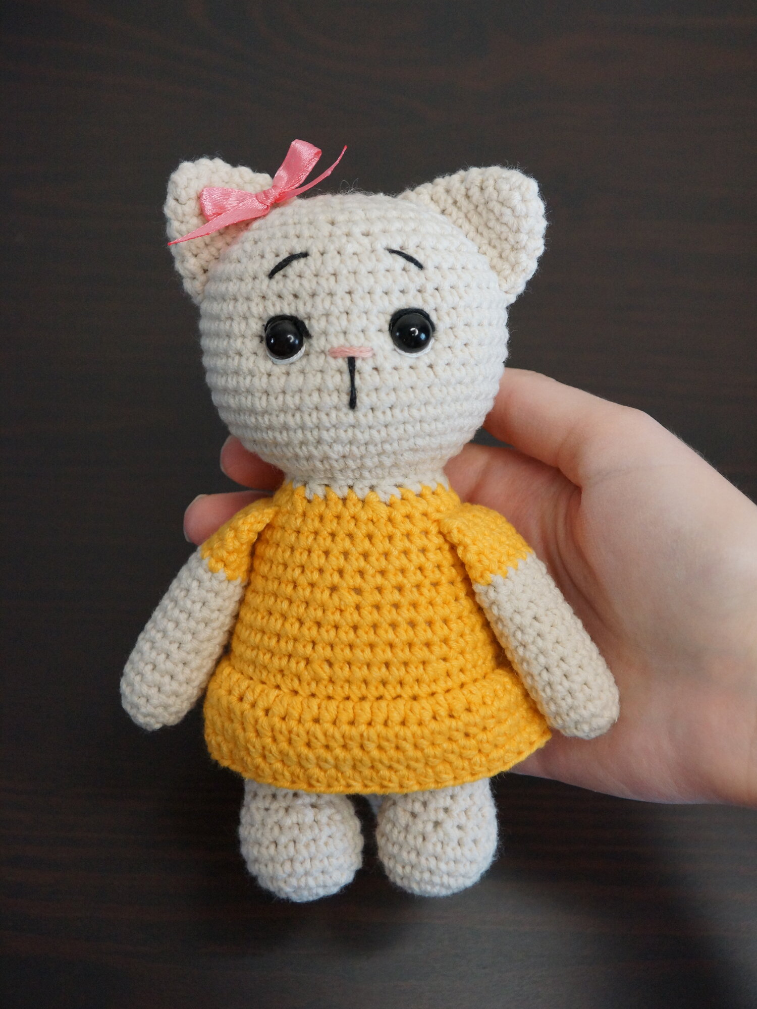 Кошечка Маруся • Игрушка мягкая интерьерная • Подарок ручной работы