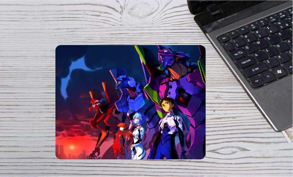 Коврик для мышки игровой 36 на 29 см GOODbrelok Евангелион, Neon Genesis Evangelion №8