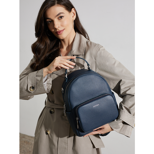 Рюкзак Afina фактура зернистая сапфир 16009₽