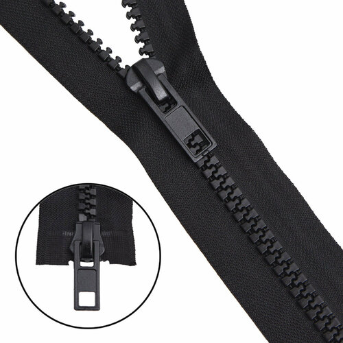 Молния трактор Т8 2 замка 70 см 580 черный 5 шт 639₽