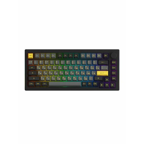 Клавиатура 5075B Plus BlackGold RGB V3 Cream Yellow 8789₽