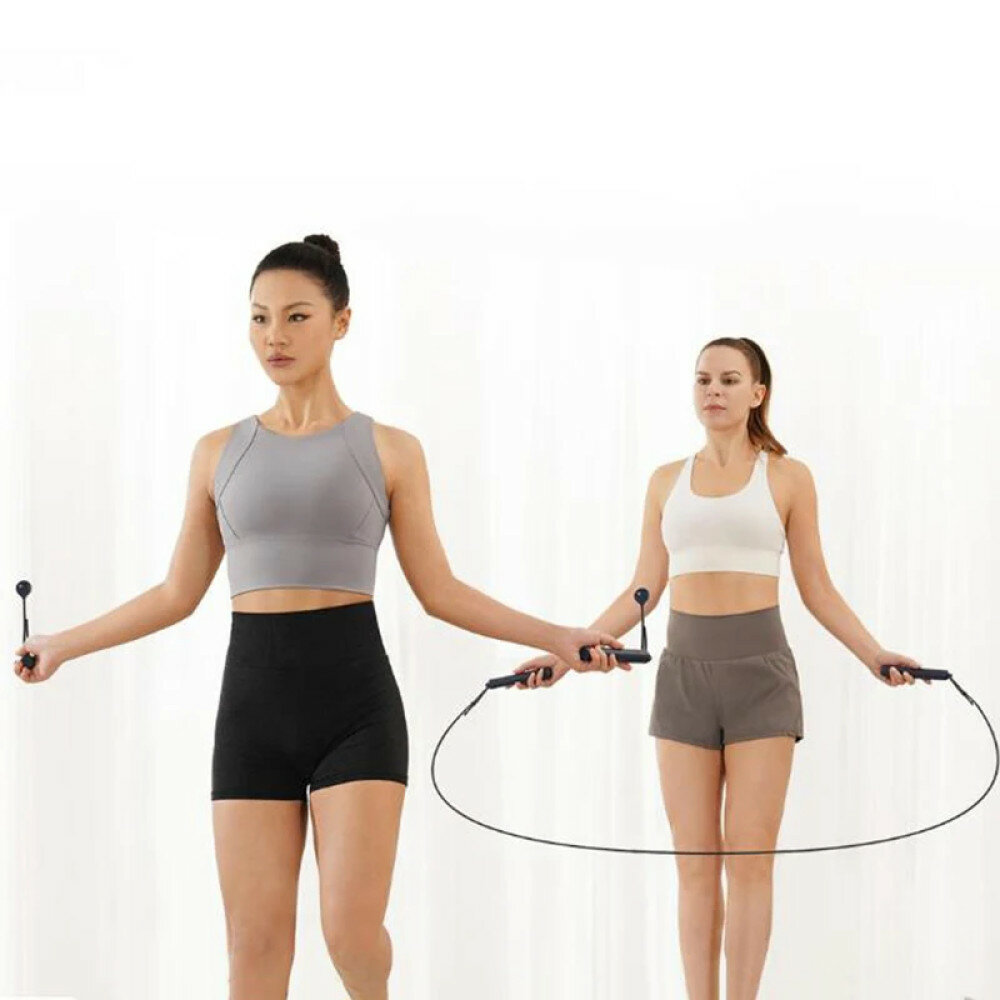 Умная скакалка Xiaomi Mijia Smart Skipping Rope XMSR-P803 синяя, версия CN: синхронизация со смартфоном