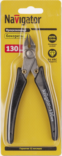 Изображение товара Бокорезы усиленные Navigator 93 415 NHT-Br06-130 (130 мм), черный