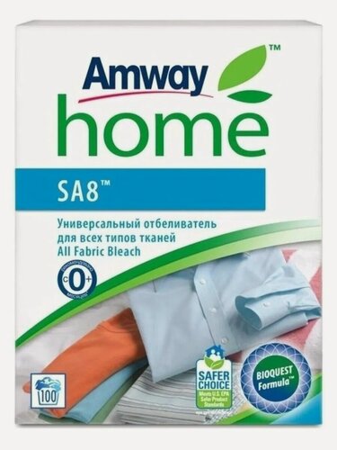 Изображение товара Отбеливатель Amway SA8™ Универсальный для всех типов тканей, 1 кг