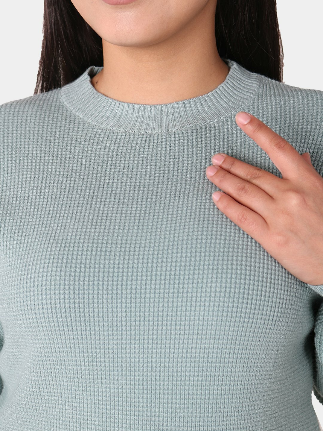 Свитер размер One Size, , небесно-голубой — фото 1