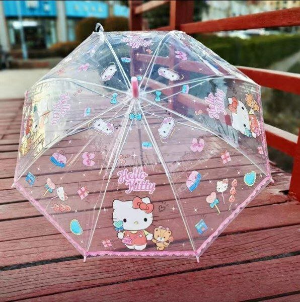 Зонт-шляпка , розовый, — фото 1