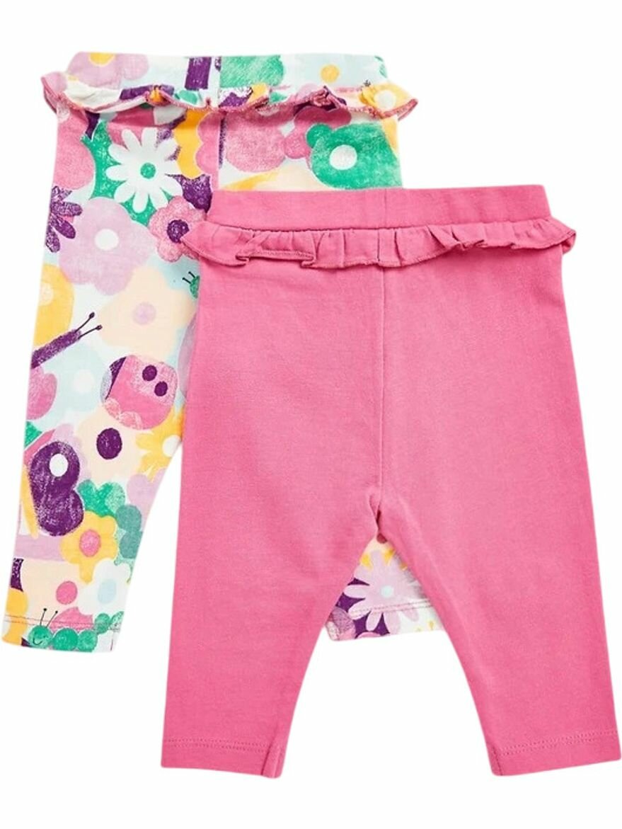 Легинсы mothercare, комплект из 2 шт., размер 56, розовый — фото 1