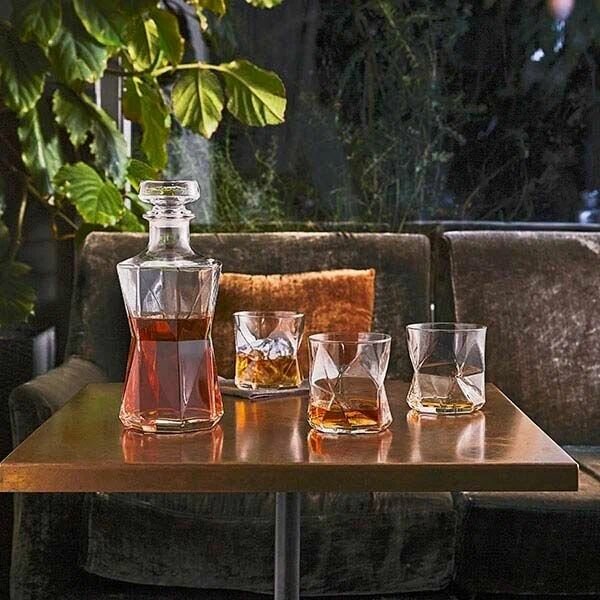 Штоф "Кассиопея" с крышкой; стекло; 0,85л. — фото 1