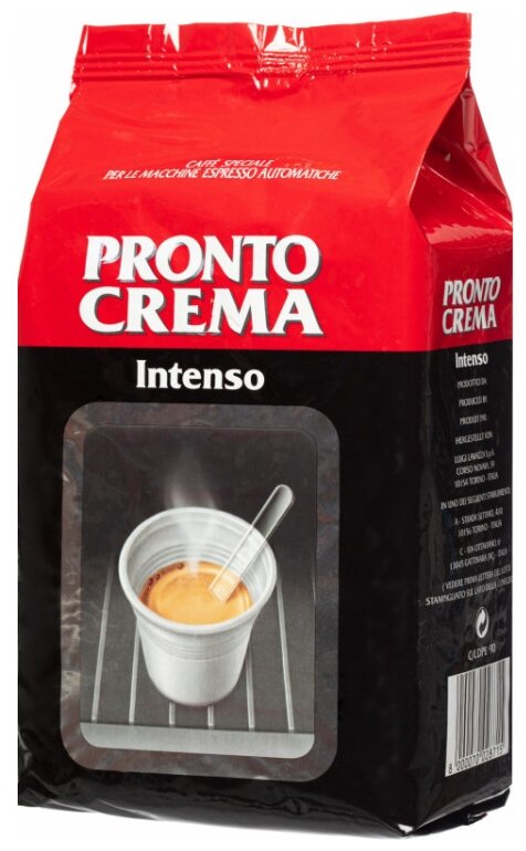 Кофе в зернах Lavazza Pronto Crema Intenso (Пронто Крема Интенсо) 1кг - фотография № 2
