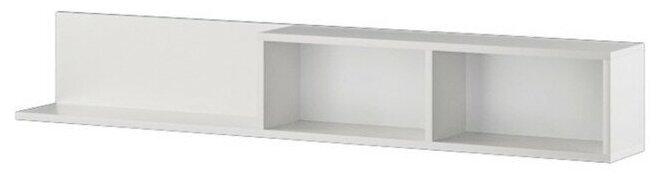 фото Полка навесная Альберо 1500х184х220 белая 7656251