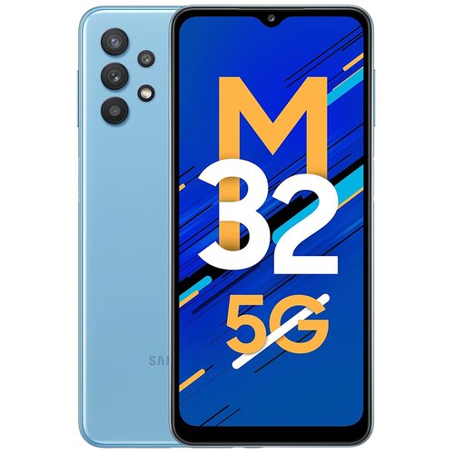 Смартфон Samsung Galaxy M32 5G 6/128 ГБ, sky blue