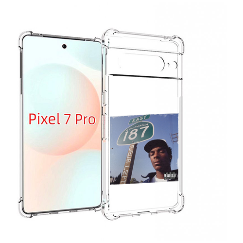 Чехол MyPads Snoop Dogg NEVA LEFT для Google Pixel 7 Pro задняя-панель-накладка-бампер чехол mypads snoop dogg neva left для oppo k10 pro задняя панель накладка бампер