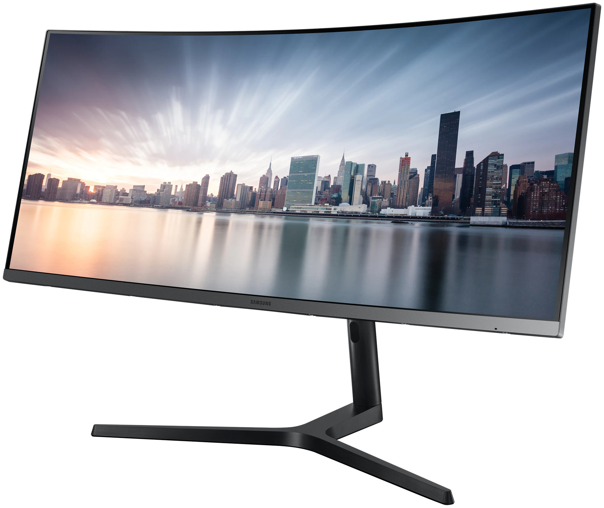 Монитор 34" Samsung Curved C34H890WGR, 3440х1440, 100 Гц, VA, серебристый (lc34h890wgrxen) - фото №4