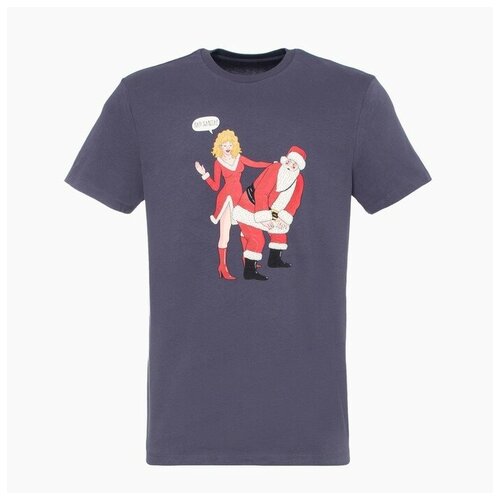 фото Футболка mark formelle, размер 56, серый