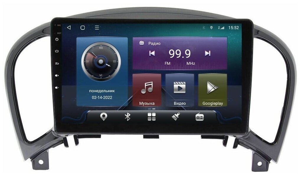 Магнитола CRS-300 Ниссан Жук Nissan Juke 2010-2019 - Android 12 - Процессор 8 ядерный - Память 6+128Gb - Carplay - DSP 36 полос - 4G(Sim)