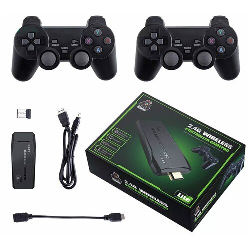 Консоль Цифровая игровая приставка для телевизора 64 ГБ Игровой набор с эмуляторами 24G беспроводной контроллер 161800₽