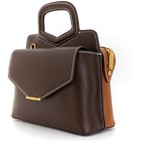 фото Двусторонняя сумка kelly kross кк1602-4, коричневая