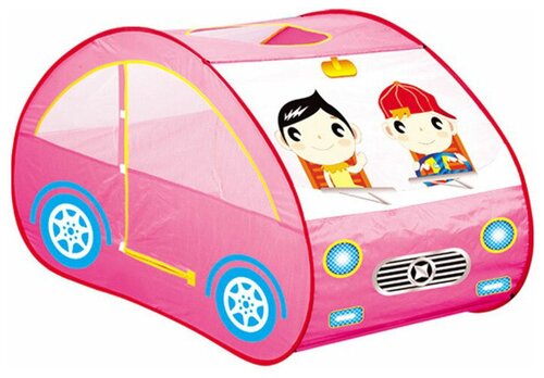 Палатка Yongjia Toys Автомобиль 889-58А, розовый
