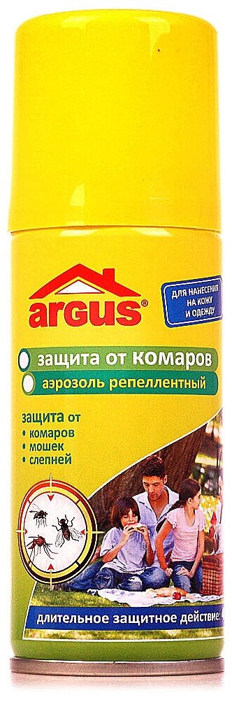Защита от комаров ARGUS 100мл АR-338 . - фотография № 6