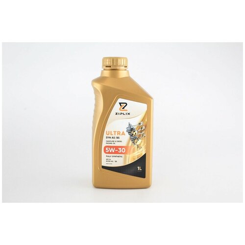 Масло моторное ZIPLIX ULTRA SYN 5W-30 , A5/B5 (1л.) (синтетика) API SL; ACEA A5/B5, A1/B1; Ford WSS-M2C913-D; STJLR.03.5003; Renault RN0700 500530001