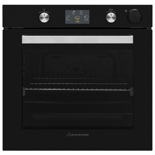 Духовой шкаф электрический встраиваемый Schaub Lorenz SLB EY6953 78л черное стекло гриль конвекция размораживание 4999000₽