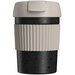 Термостакан-непроливайка KissKissFish Rainbow Vacuum Coffee Tumbler Mini (чёрный, серый)