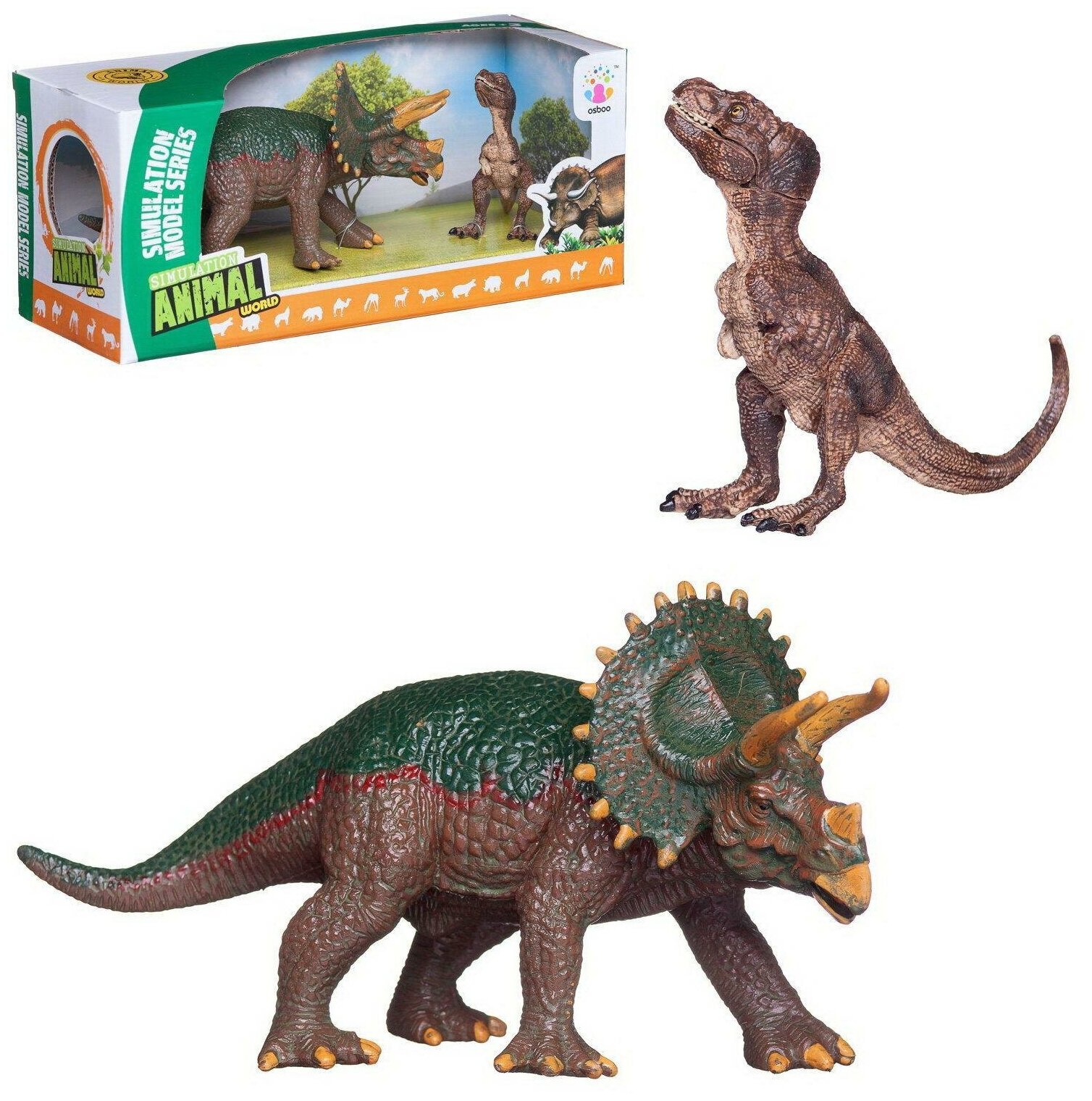 Игровой набор Junfa В мире динозавров, серия 1 набор 3, 26х10х11см WA-14586/набор3
