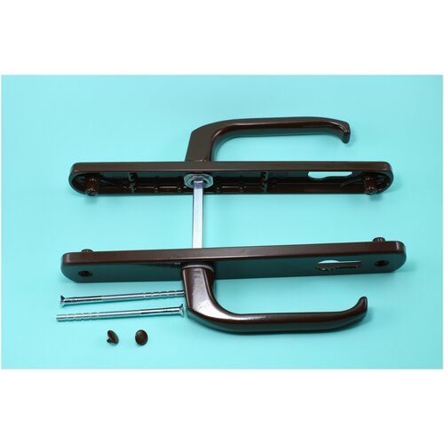 Нажимной гарнитур (ручка дверная) DENIZ 35/92 темно-коричневый