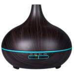 Увлажнитель аромадиффузор воздуха луковица для дома (Темное дерево) - изображение